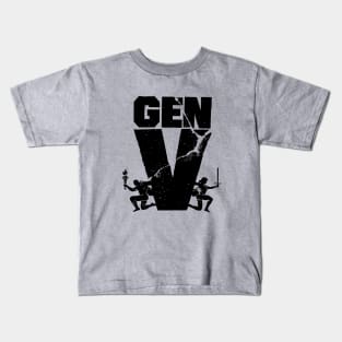 Gen V Fan Logo Black Kids T-Shirt